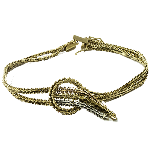 14K Tri-Color Gold Bracelet